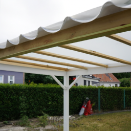 Installation de pergola en PVC Illzach